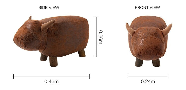 undefeatable bull kids brown stool all 8