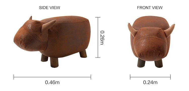 undefeatable bull kids brown stool all 8