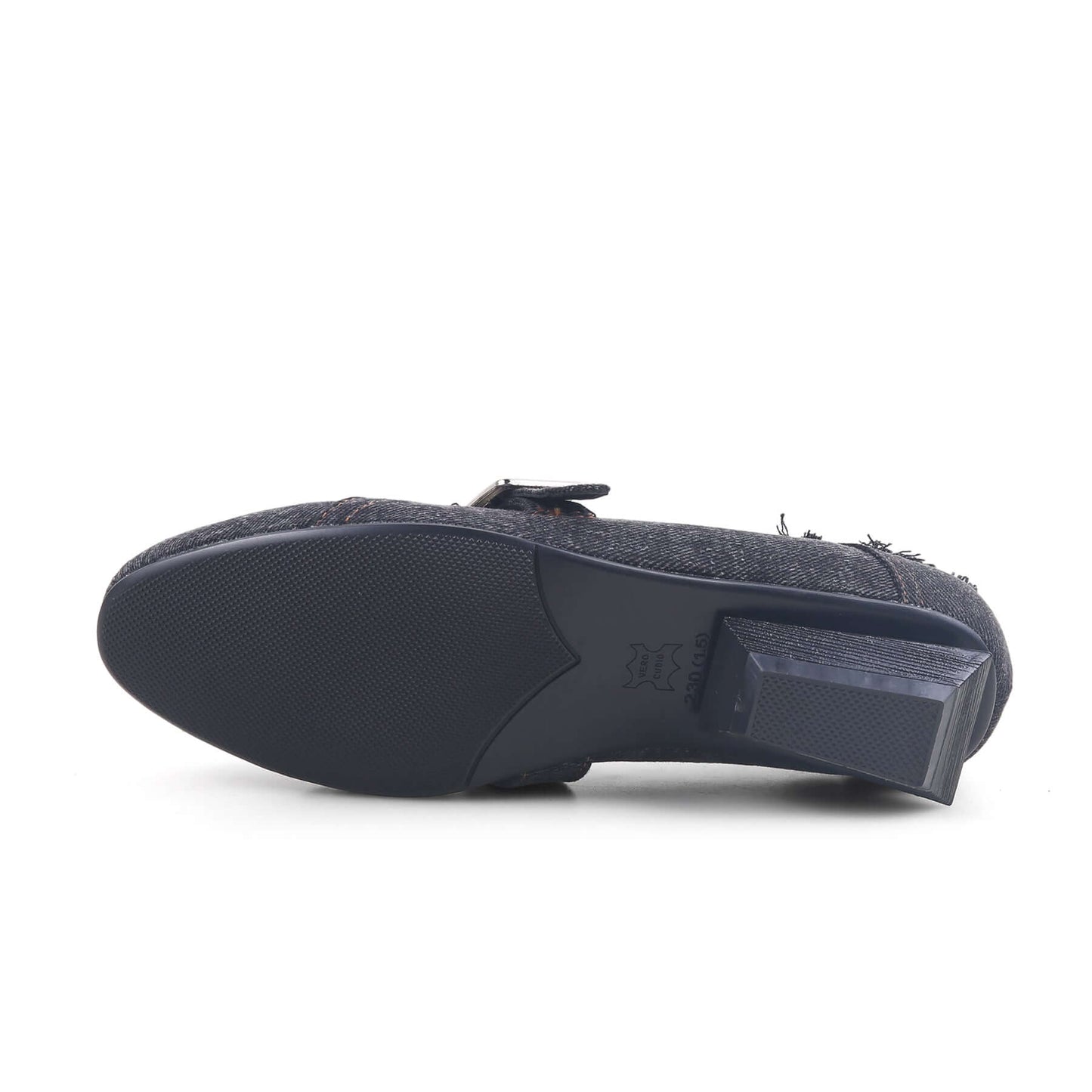 upcycled denim mary jane shoes all black 9