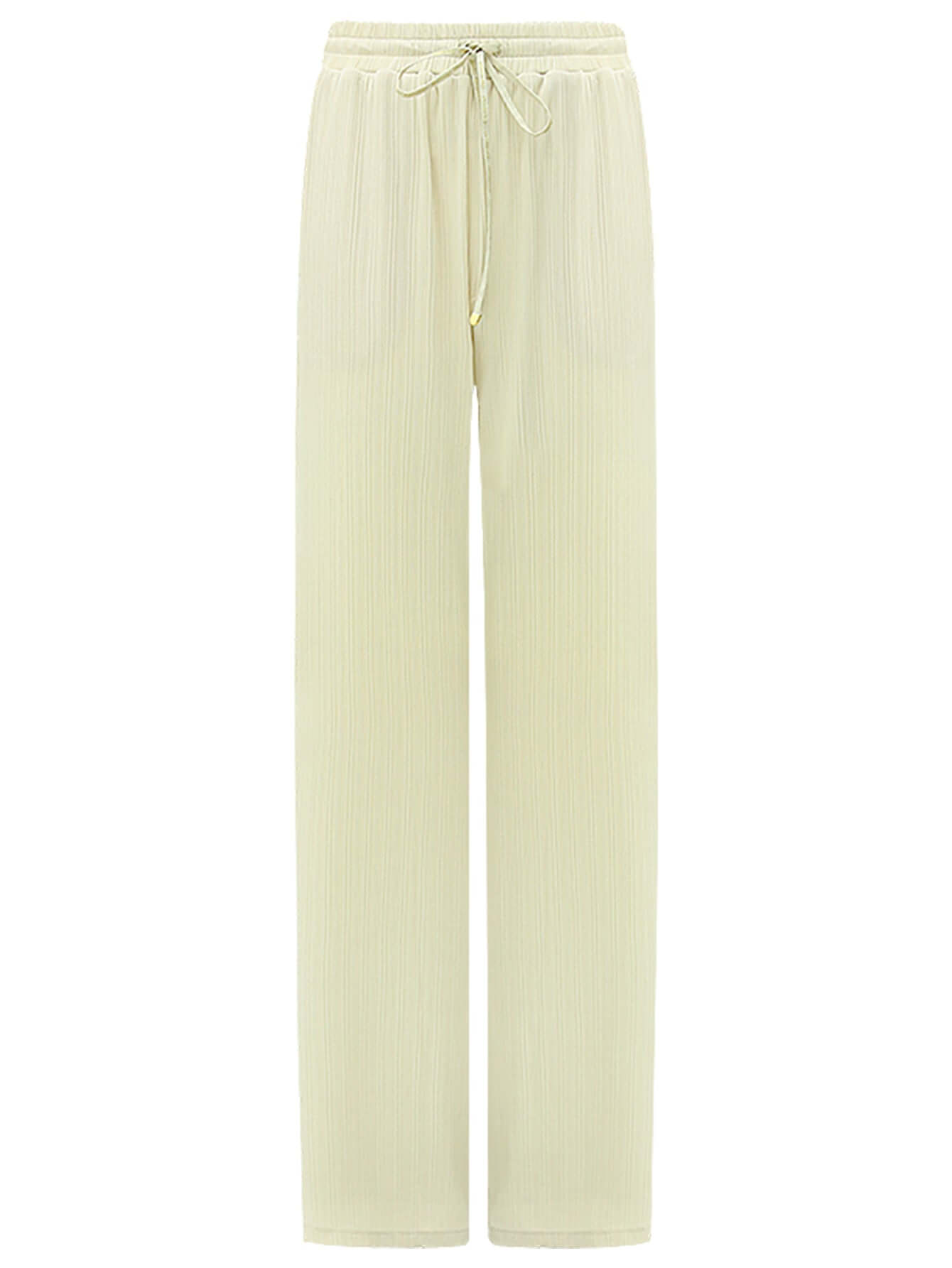 urban high rise wide leg knitted pants all cream 2