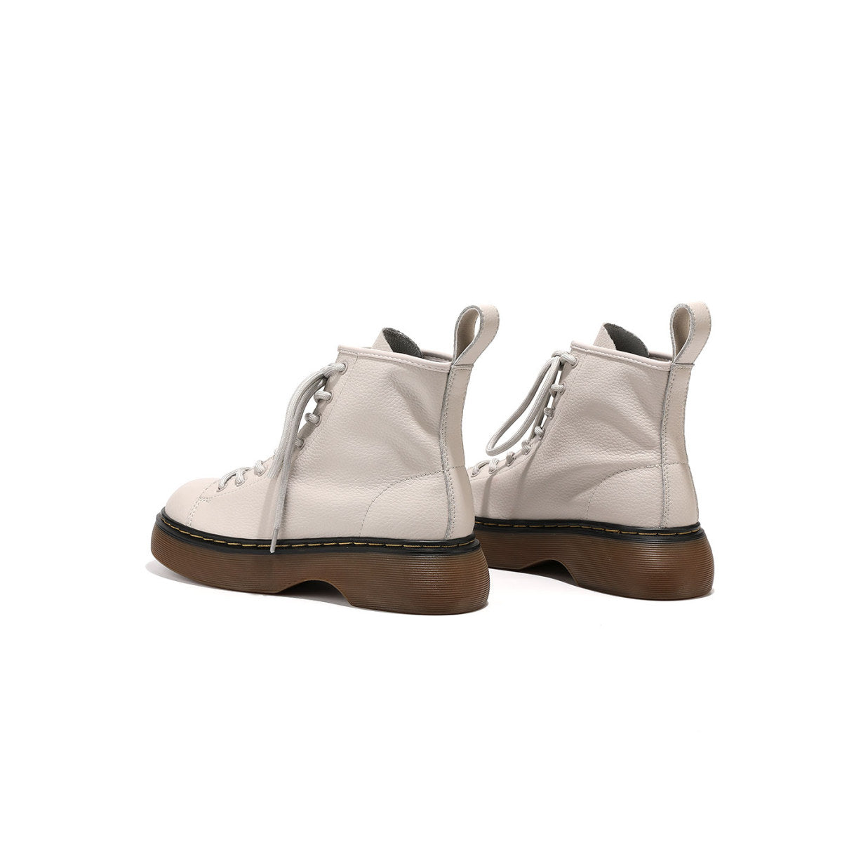 versatile platform martin boots all ivory 5