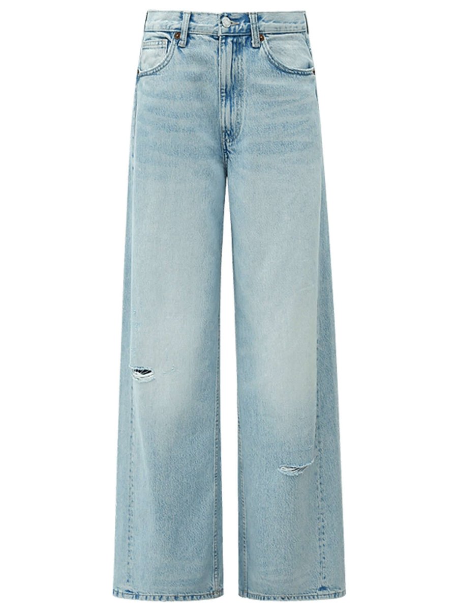vintage flared blue jeans all blue 4