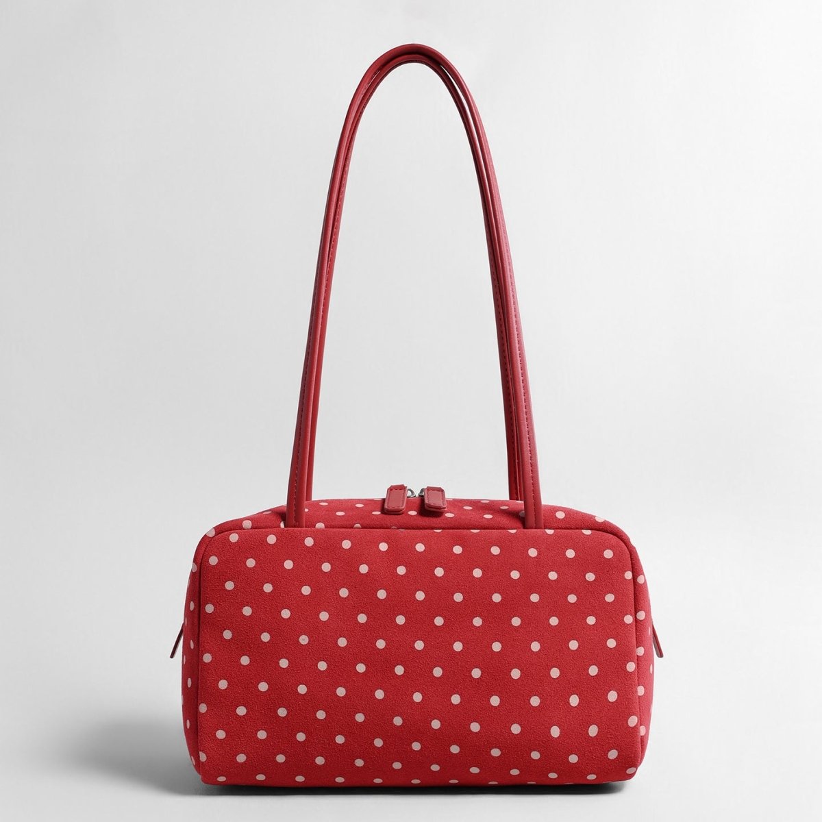 Vintage Polka Dot Suede Pillow Bag – Shoulder & Underarm Bag