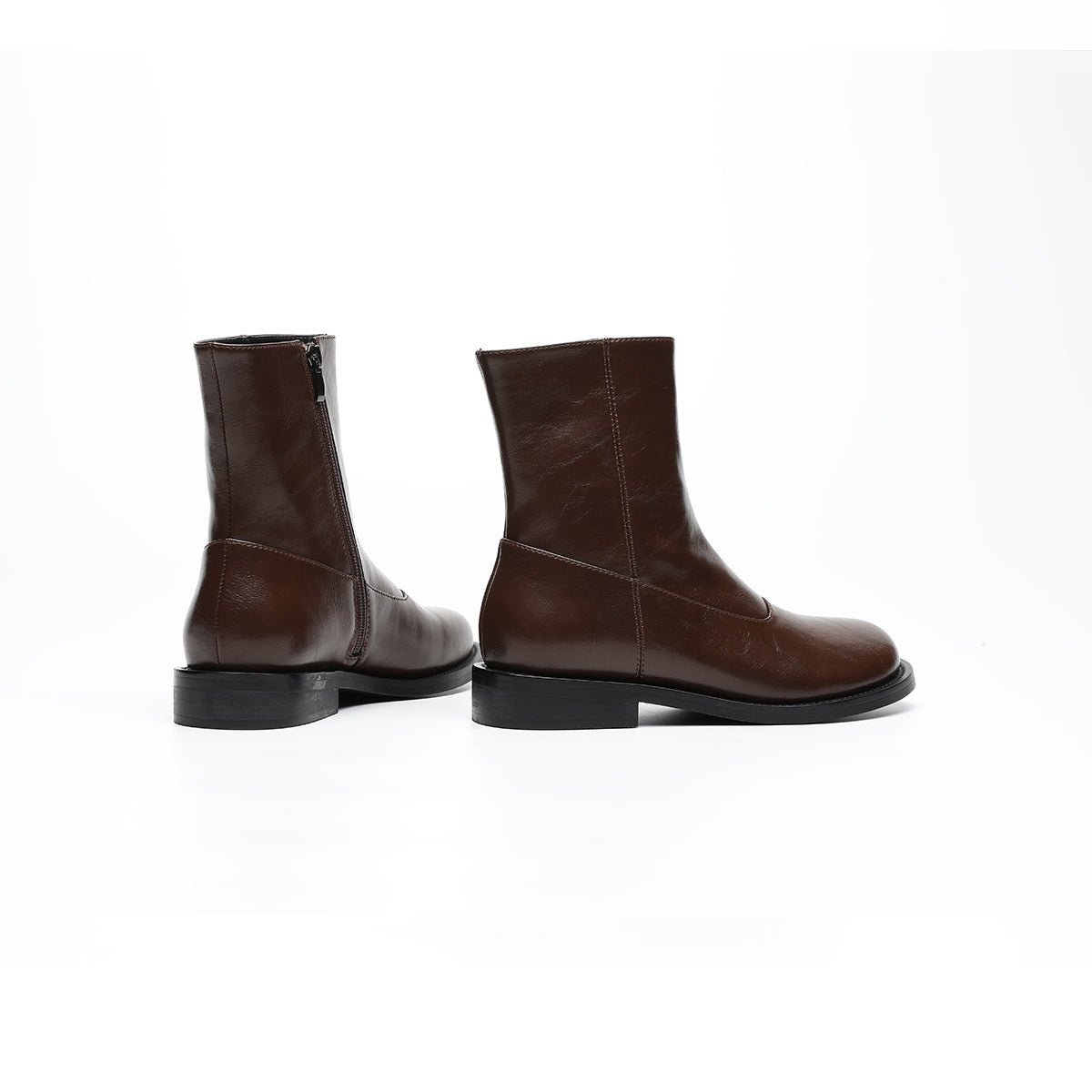 Women's Fleece - Lined Leather Mid - Calf Boots