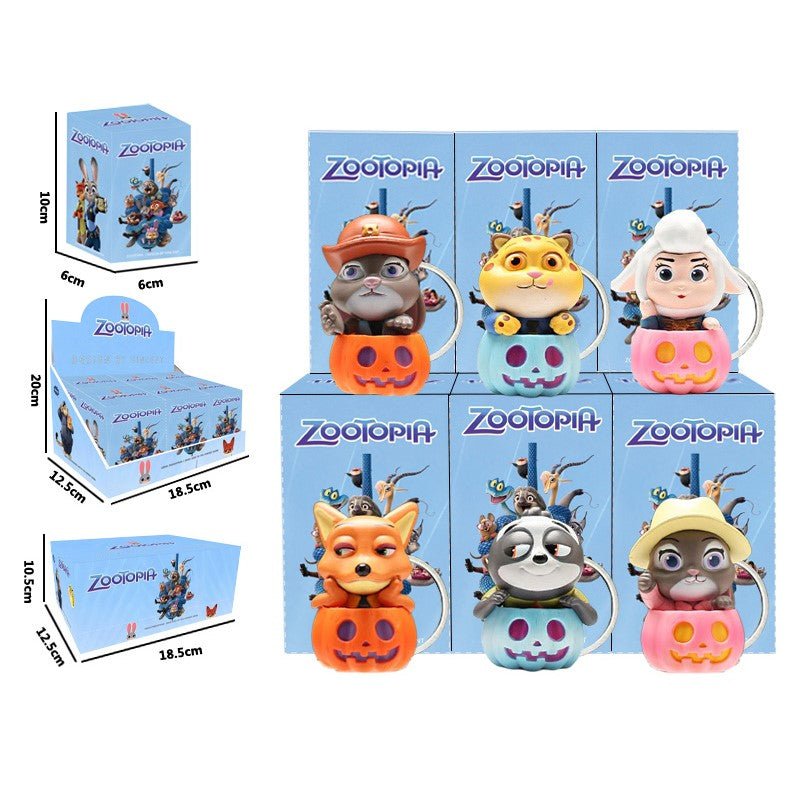 Zootopia Limited Edition Pumpkin Keychain Set
