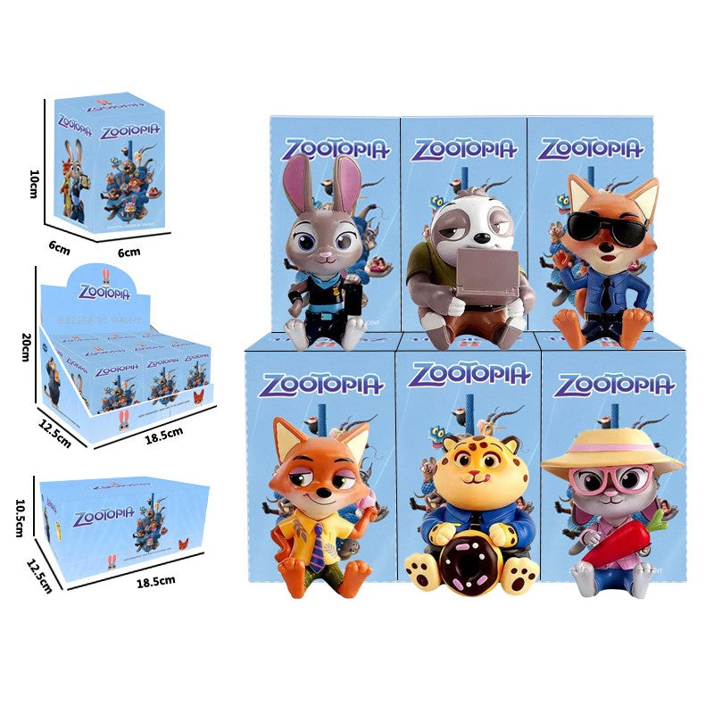 Zootopia Sitting Pose Figurines