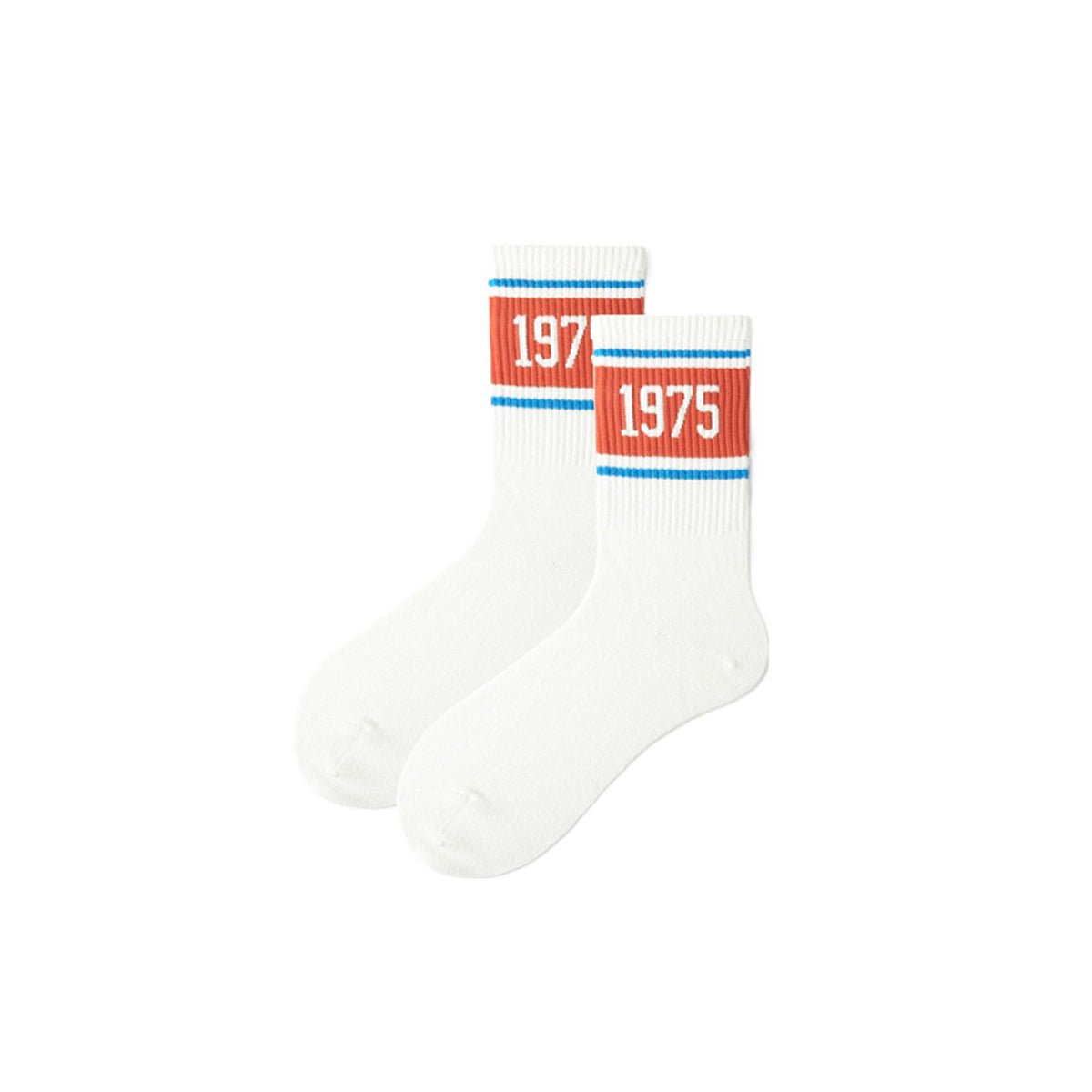 1975 All season Unisex Sports Crew Socks