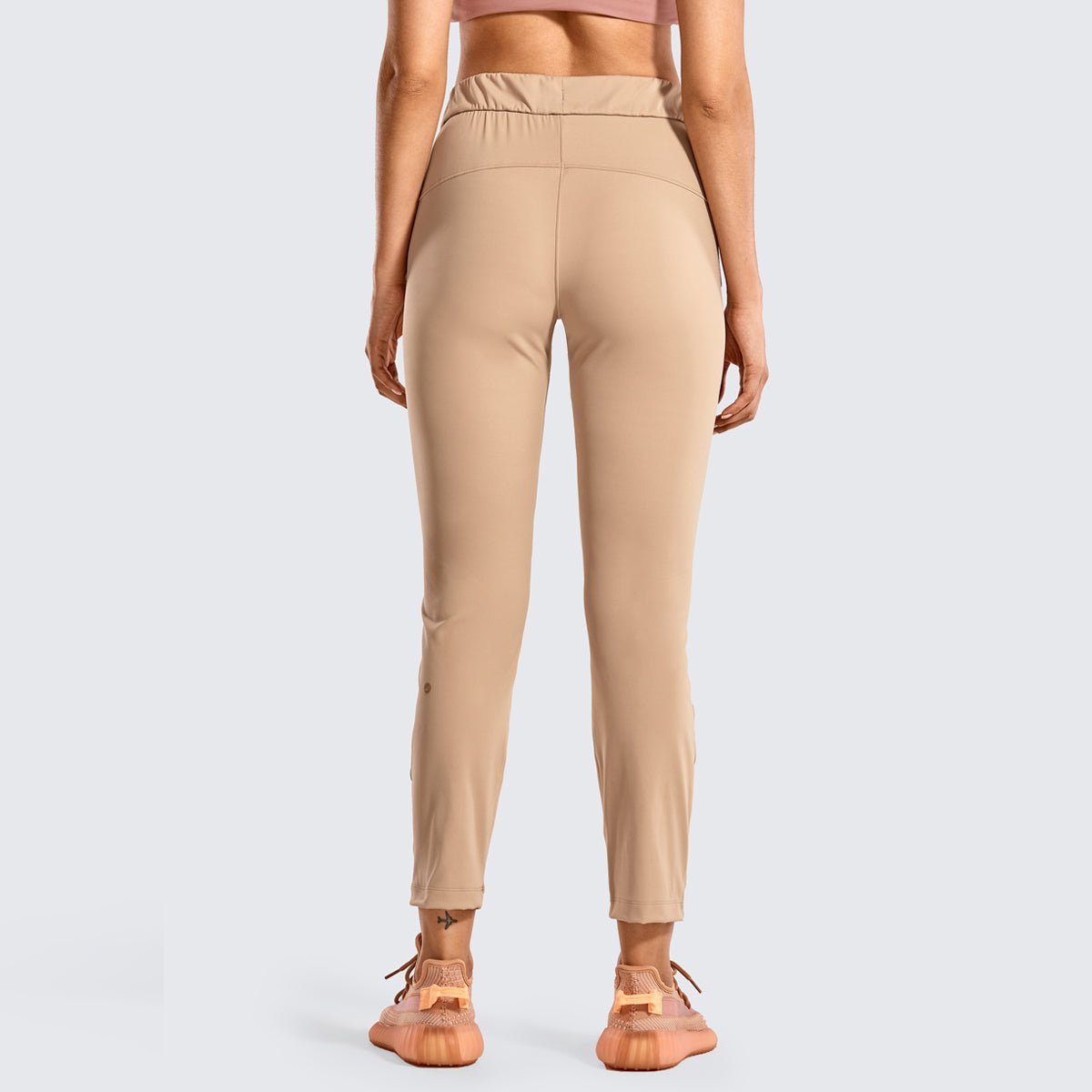 4 Way Stretch Ankle Apricot Active Pants 0cm