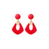 5 Paris Red Earings - 0cm