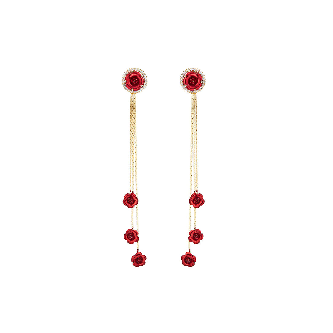 My Rosary Red Earrings