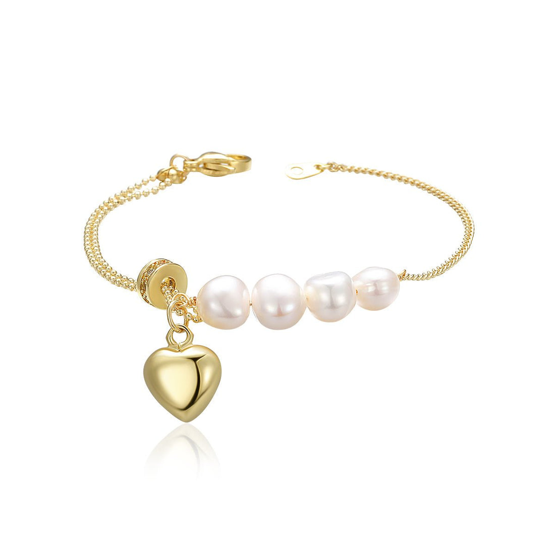 Alouet Pearl Gold Bracelet - 0cm