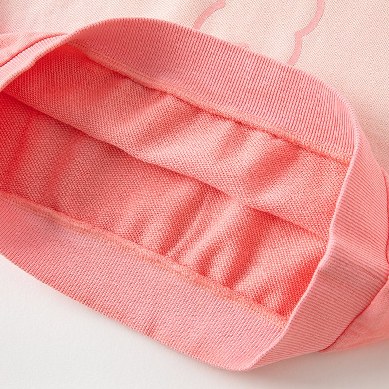 Be Happy Animal Silhouette Unisex Pink Gradient Sweater - 0cm
