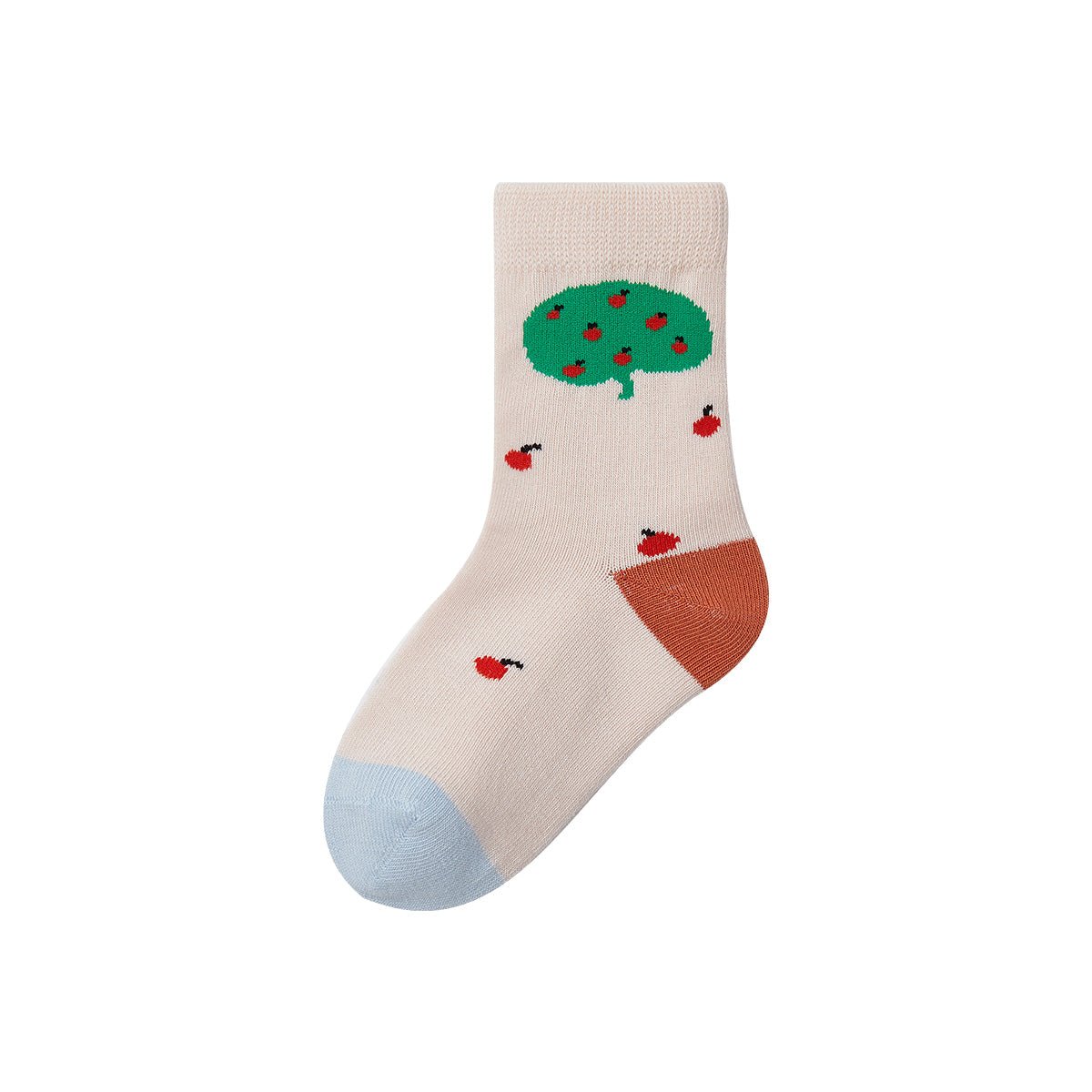 Beautiful Nature Thin Mesh Breathable Girl 5pcs Crew Socks Set 0cm