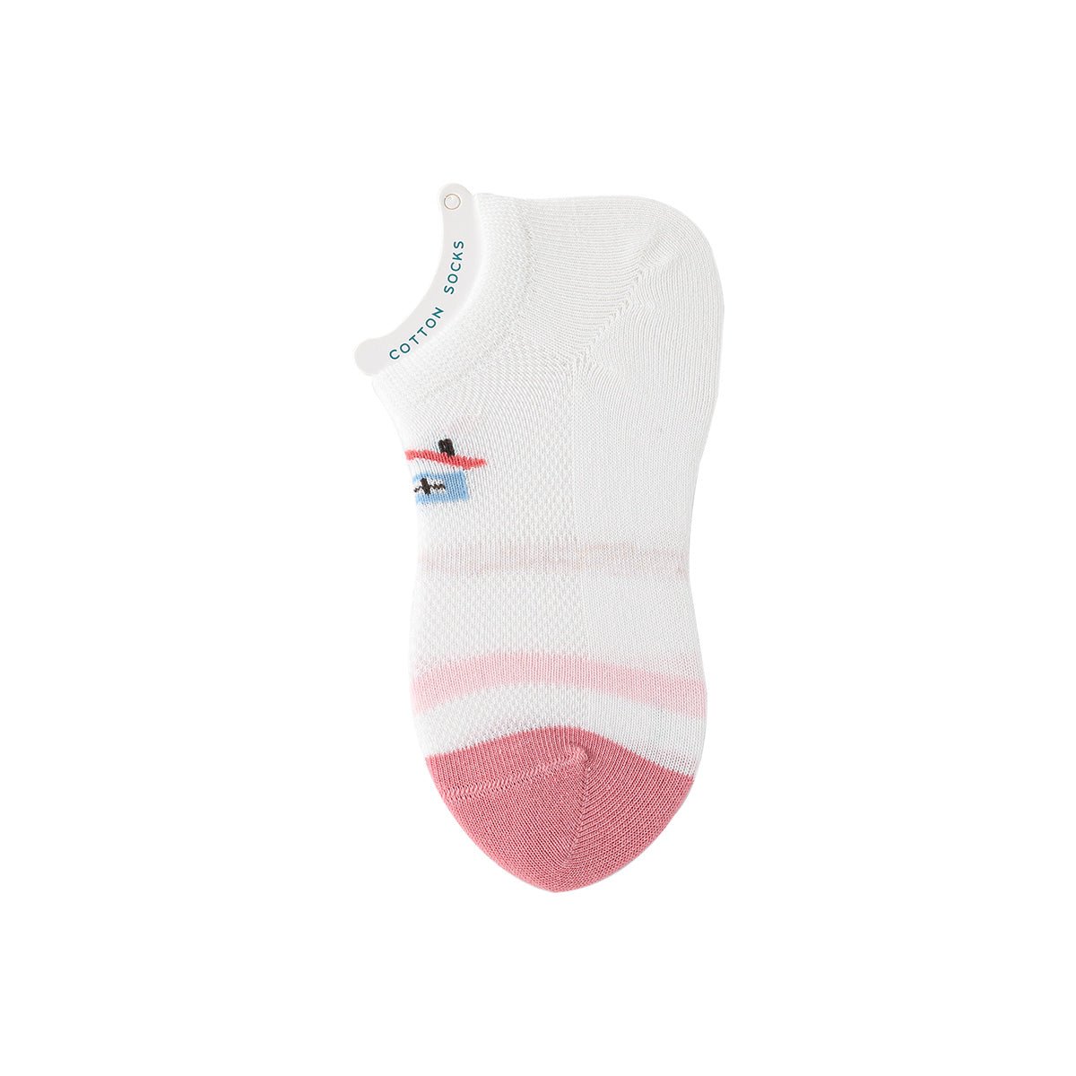 Birdy Song Thin Mesh Breathable Girl 5pcs Ankle Socks Set - 0cm