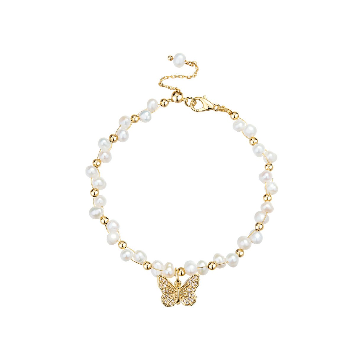 Blessed Butterfly Gold Bracelet
