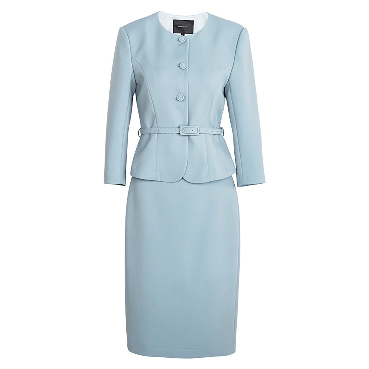 Blue Top and Midi Skirt Set 0cm