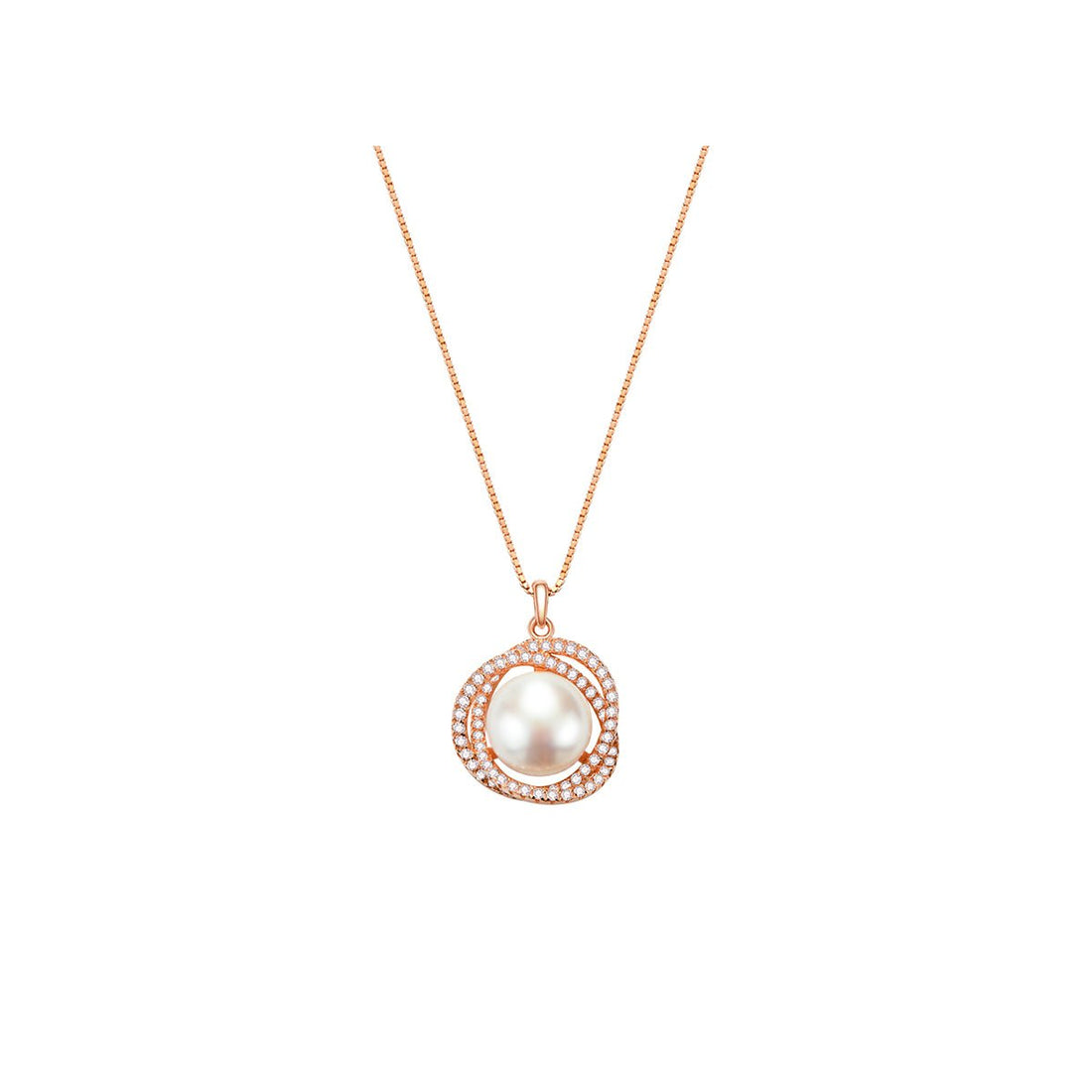 Brilliant Lux Rose Gold Necklace - 0cm