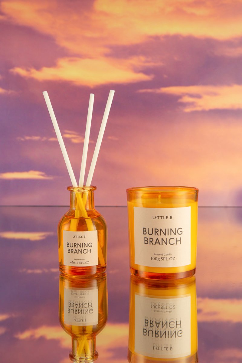 Burning Branch Scented Candle &amp; Reed Diffuser Gift Pack - 0cm