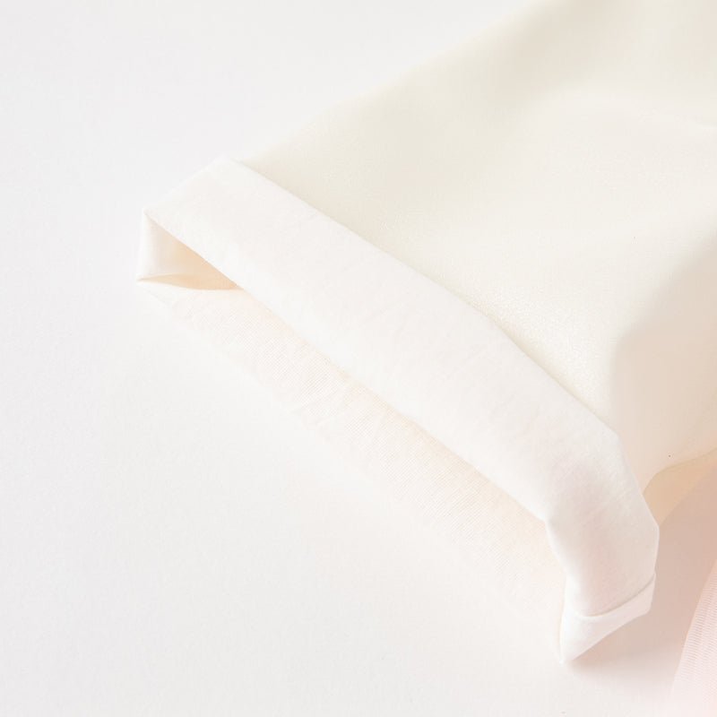 Butterfly Valley Embroidery Girl Mesh Pink Dress - 0cm