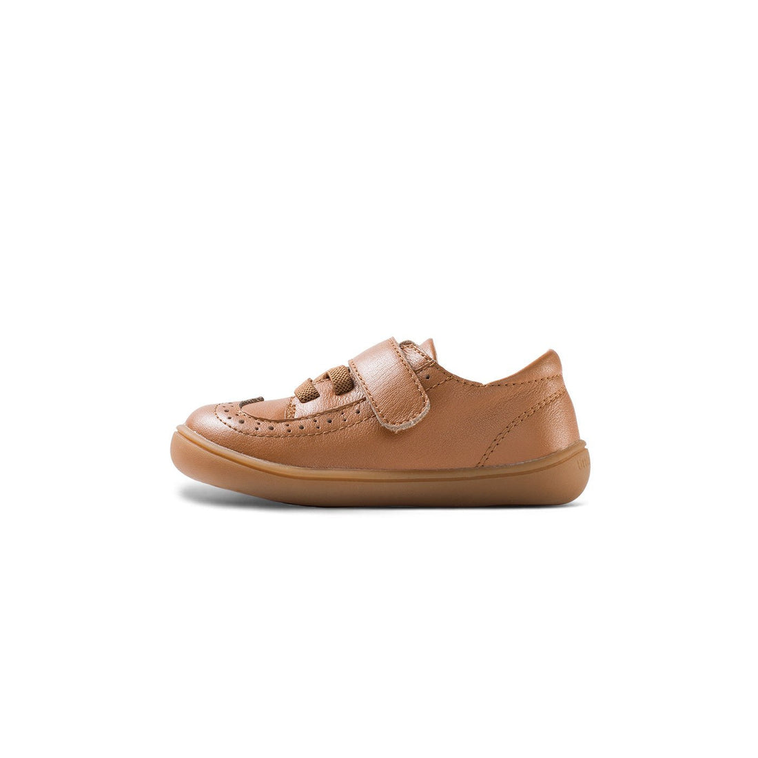 Camper Soft Sole Pre-walker Camel Baby Brogue Sneakers - 0cm