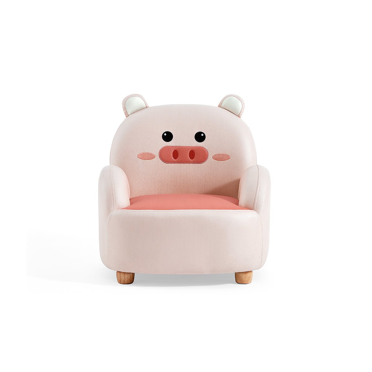Cartoon Piggy Kids Pink Chair - 0cm