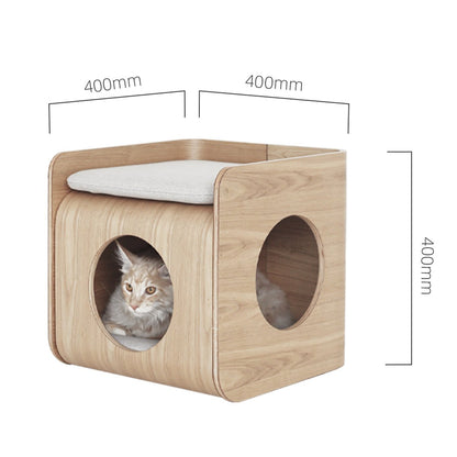 Cave Multiple-use Natural Wood Pet House - 0cm