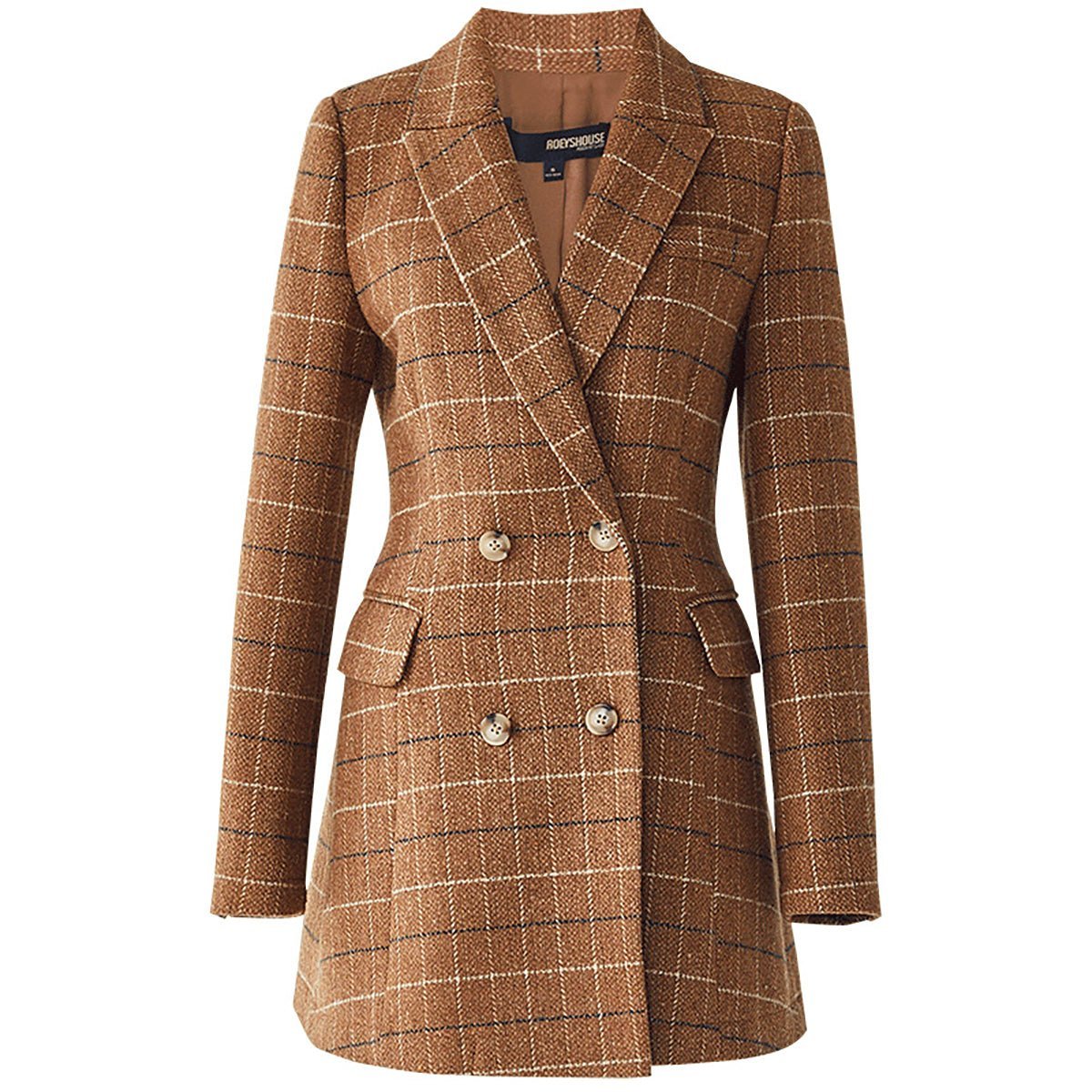 Charming Whiskey Brown Blazer 0cm