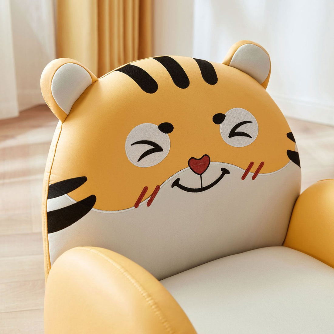 Cheeky Tiger Kids Yellow Sofa - 0cm
