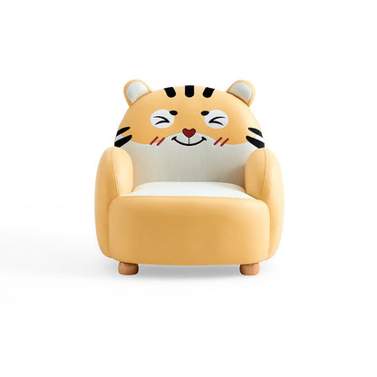 Cheeky Tiger Kids Yellow Sofa - 0cm