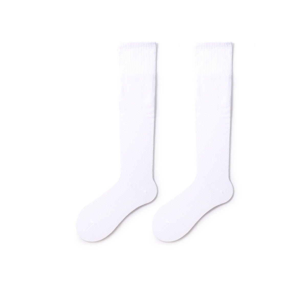 Classic Everyday 36cm All season Women White Knee High Socks