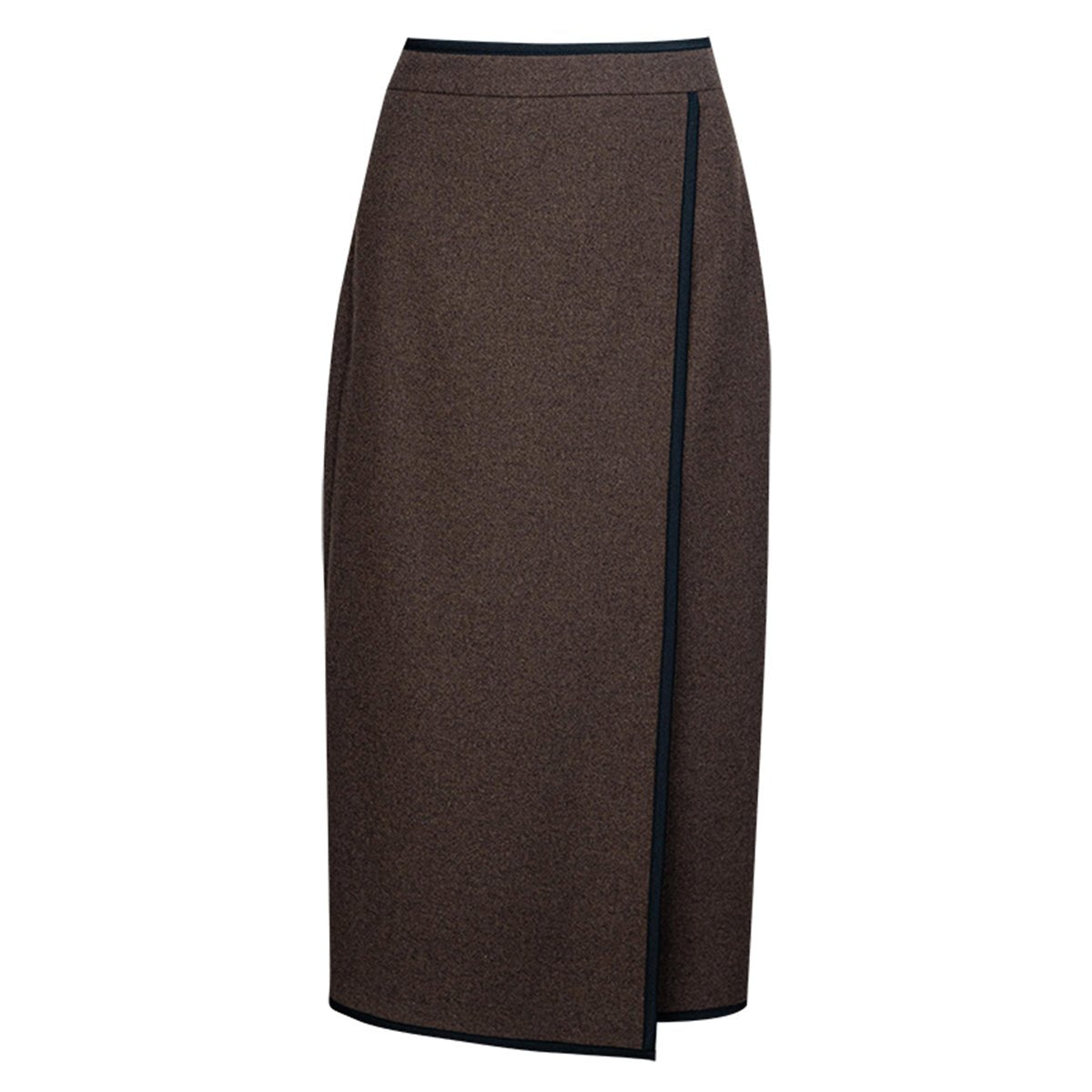 Comfortable Chocolate Brown Pencil Skirt 0cm