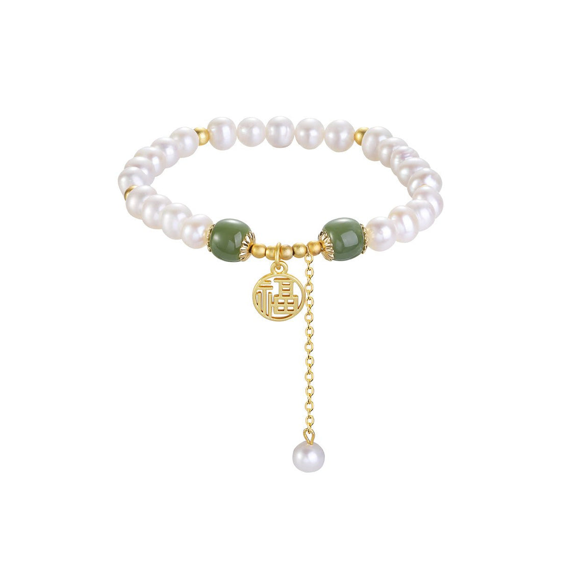 Coming Fortune Pearl Gold Bracelet - 0cm