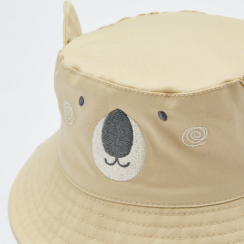 Cuddly Bear Boy Khaki Summer Bucket Hat - 0cm