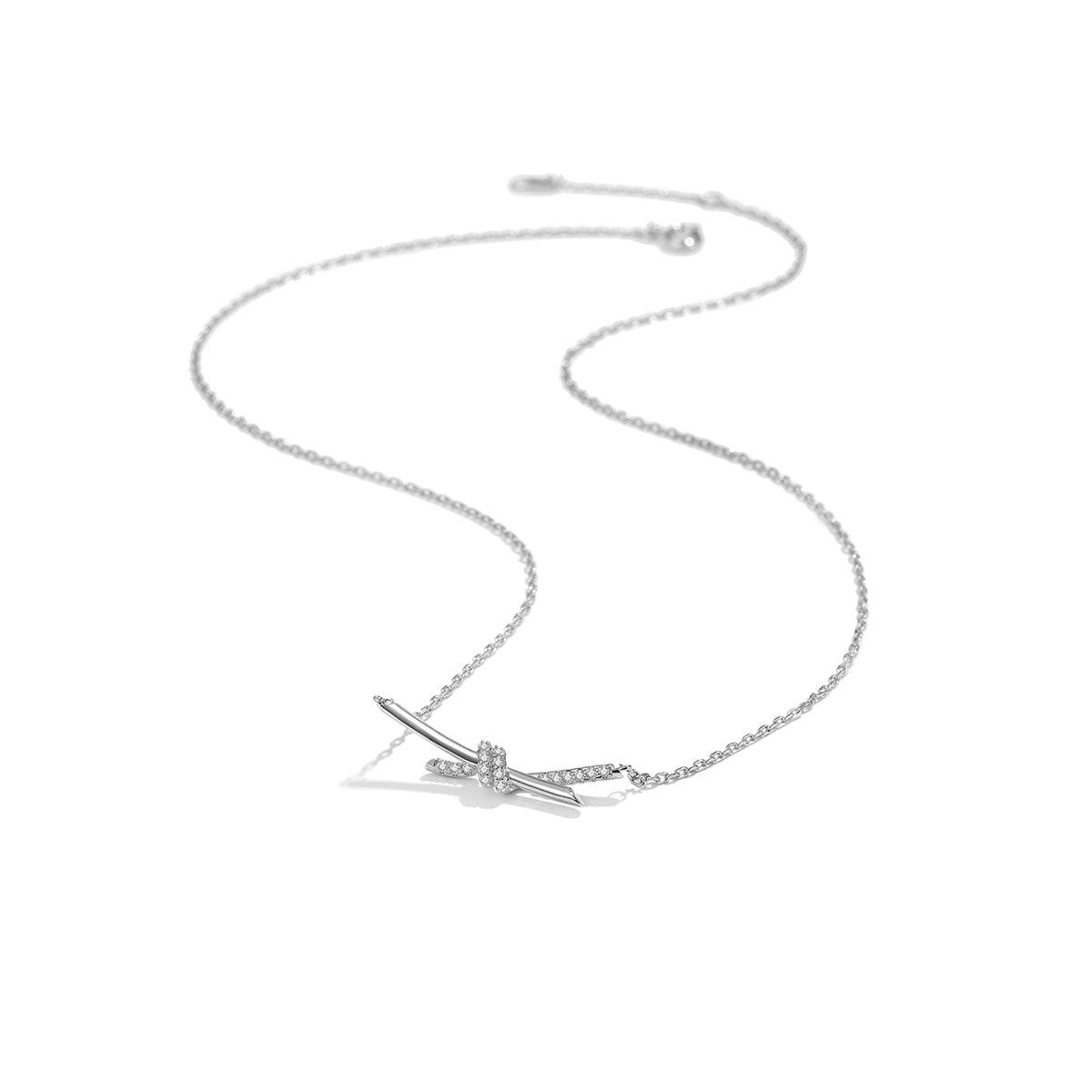 Date On Valentine Silver Necklace 0cm