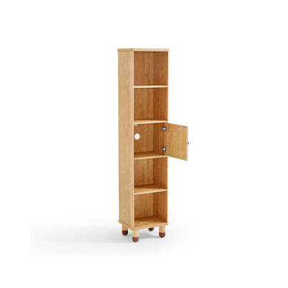 Dear Bear 5 Grid Kids Oak Storage Bookshelf - 0cm
