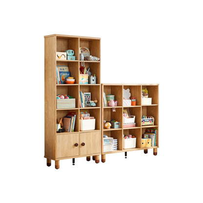Dear Bear 9 Grid Kids Oak Storage Bookshelf - 0cm
