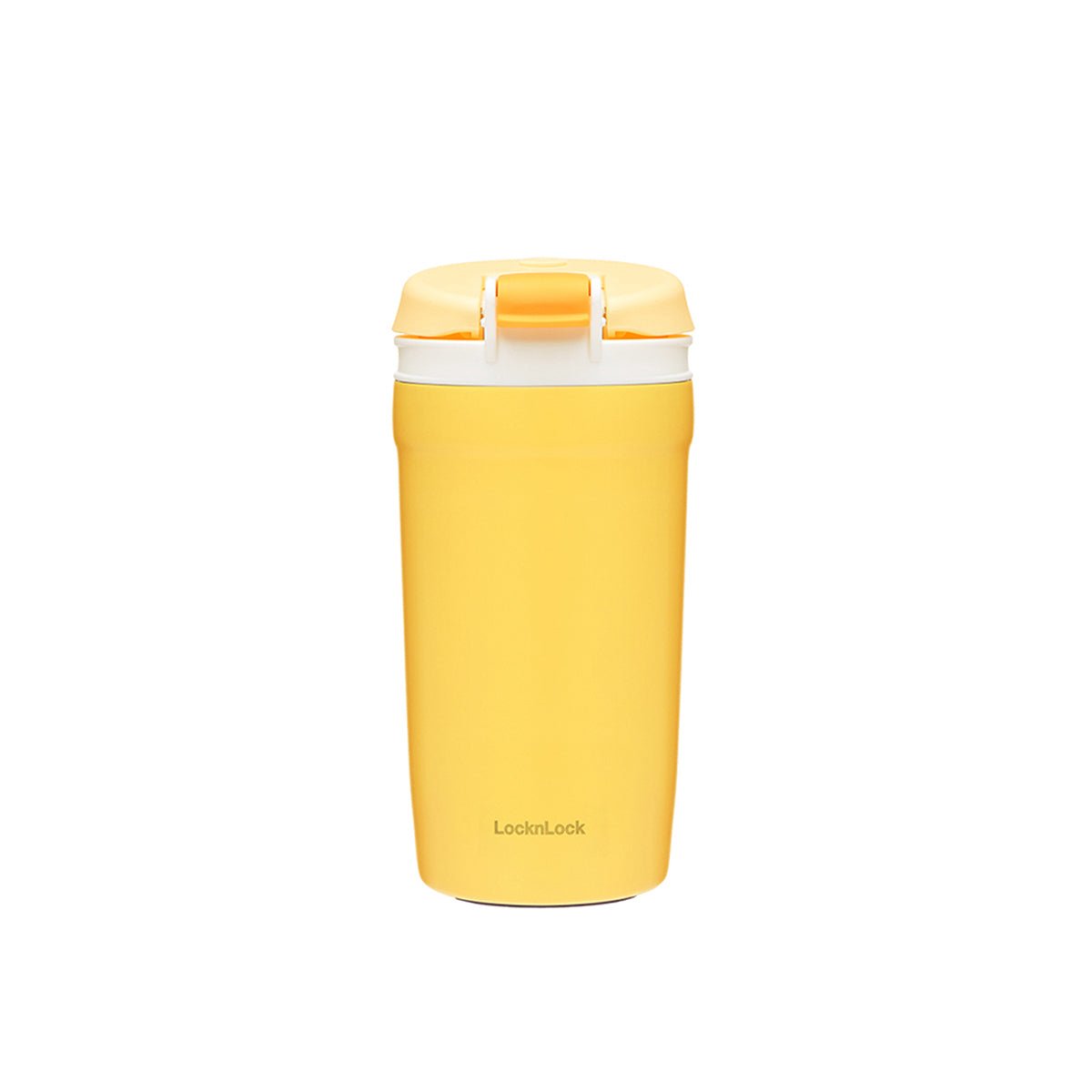 Ease Onetouch 430ml Yellow Insulated Travel Coffee Mug