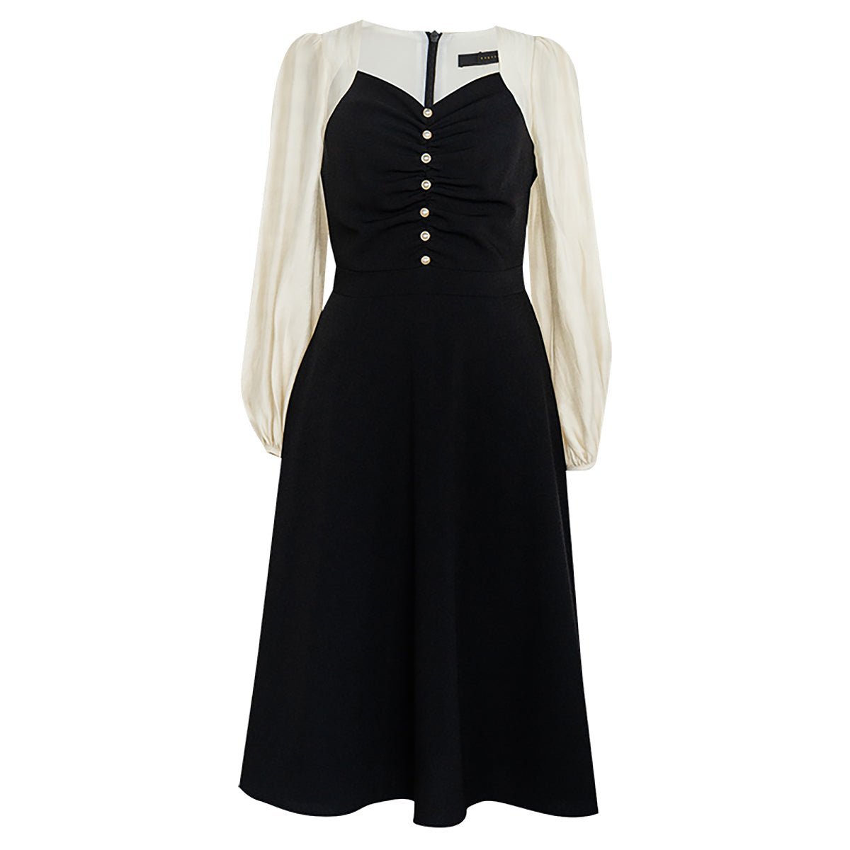 Elegant Black A Line Dress 0cm