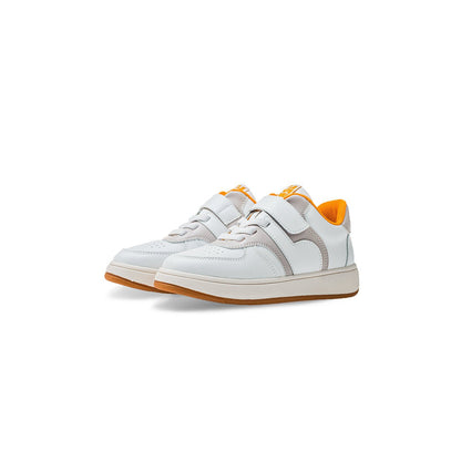 Elevate Fleece Lined Kids White Everyday Sneakers - 0cm