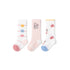 Floral Bunny Thin Mesh Breathable Baby Girl 3pcs Over The Knee Socks Set - 0cm