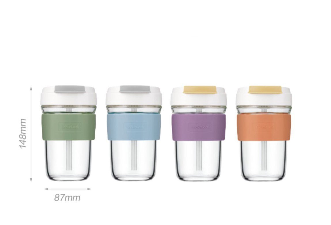 Fresh Bullet Soft Straw 460ml Orange Travel Coffee Mug 0cm