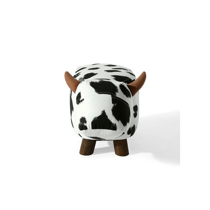 Friendly Cow Kids Black Stool - 0cm