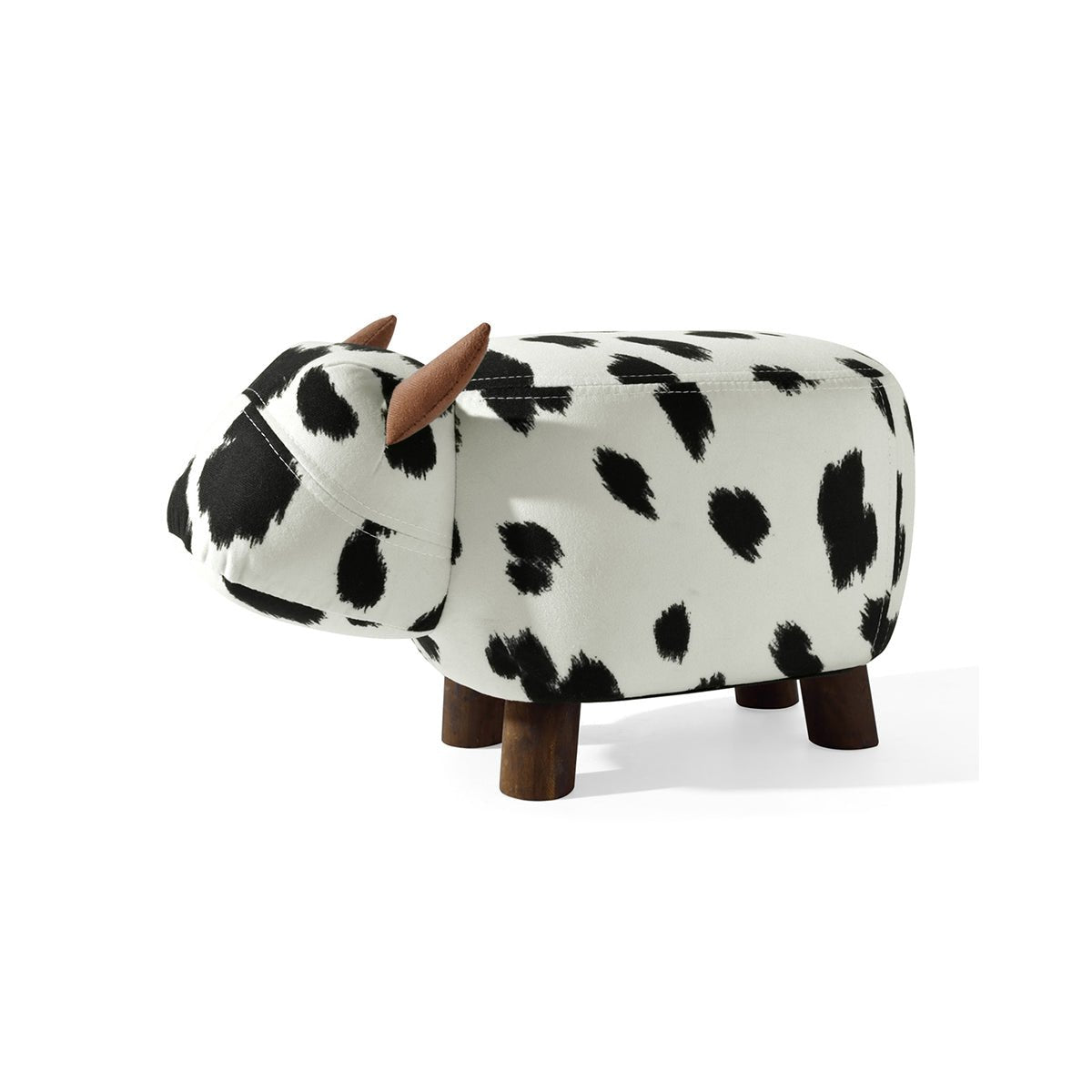 Friendly Cow Kids Black Stool - 0cm