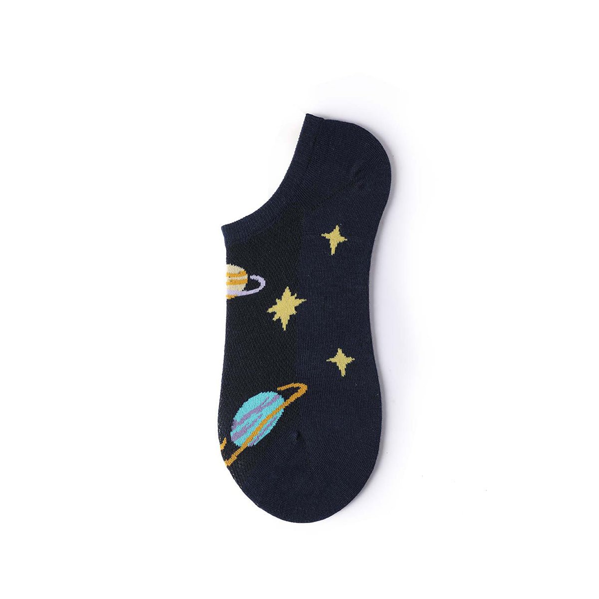 Galaxy Lightweight Summer Anti slip Invisible Unisex 5pcs Ankle Socks Set 0cm
