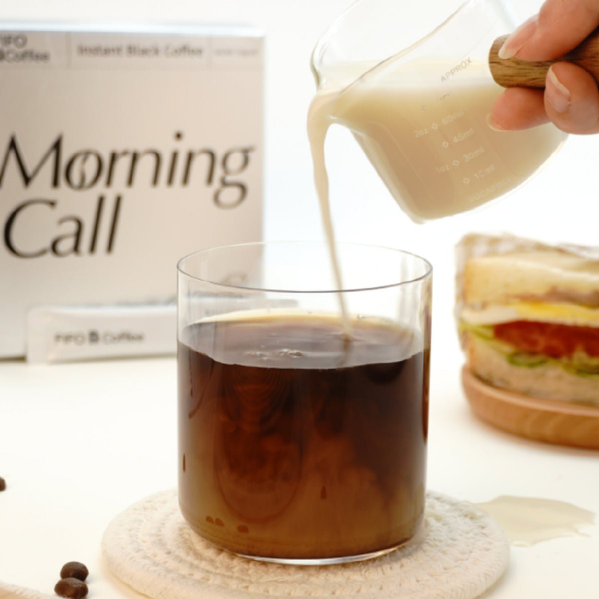 Good Morning Instant Dissolve Black Coffee 54g (30 Strips) 0cm