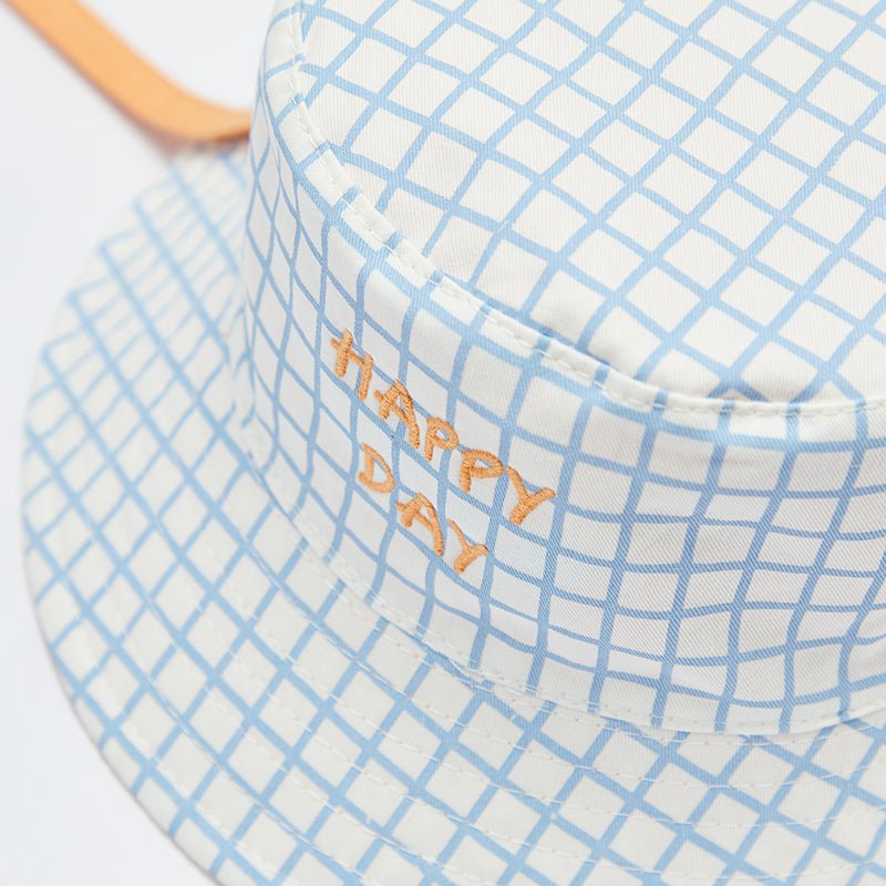 Happy Day Reversible Boy Orange Summer Bucket Hat 0cm