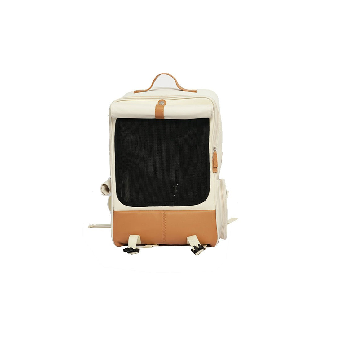 Hazelnut Breathable Mocha Pet Carrier Backpack - 0cm