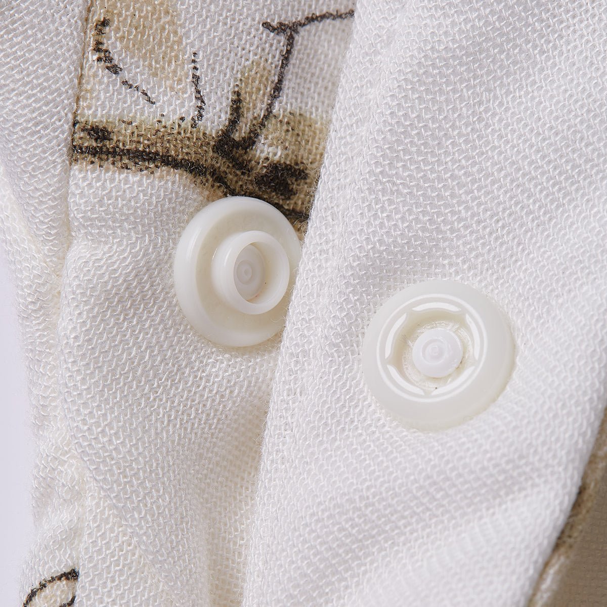 Hello Wild Long Sleeve Luxury Alpaca Kids White One Piece Pyjama 0cm