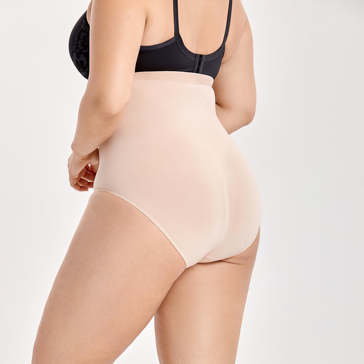 High Waist Tummy Control Shapewear Plus Size Nude Panty 0cm