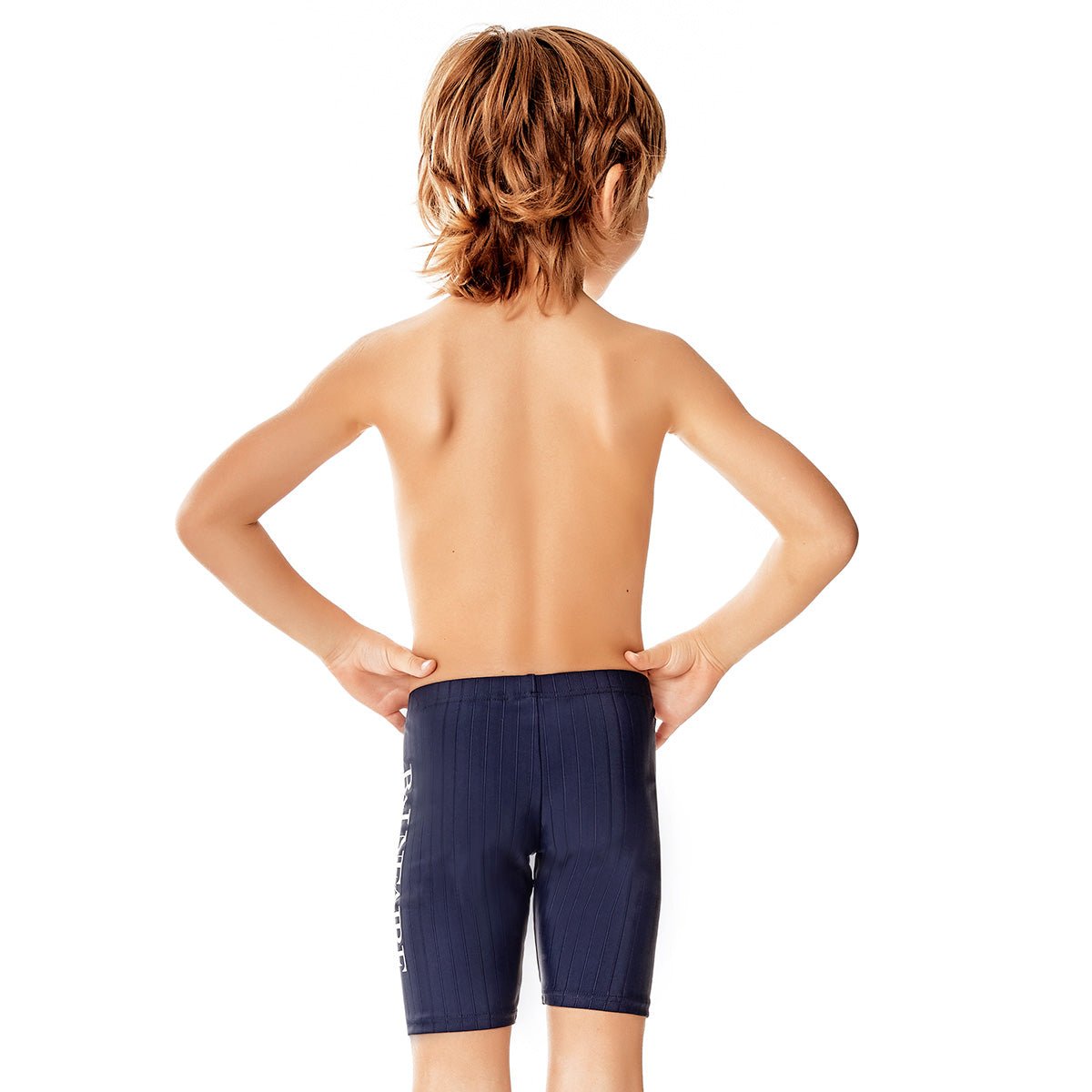 Invisible Lines Boy Navy Swim Shorts 0cm